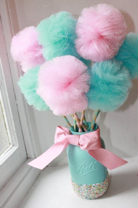 Cotton Candy Party Collection Pretty Pink And Blue Make This Set Adorable For A Gender Reveal