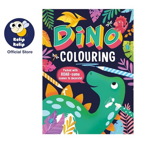 Dinosaur Colouring Book For Kids To Color And Explore Different Types Of