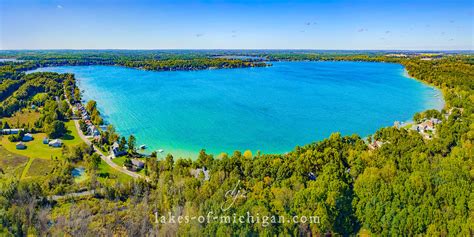 Austin Lake Near Kalamazoo Michigan Aerial Photos Lakes Of