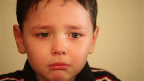 Little Boy Crying 1 Stock Footage Video 100 Royalty Free 3107632