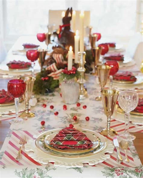 Peppermint Christmas Table Setting Ideas Soul And Lane