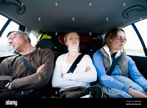 Woman Backseat Car Sleep Hi Res Stock Photography And Images Alamy