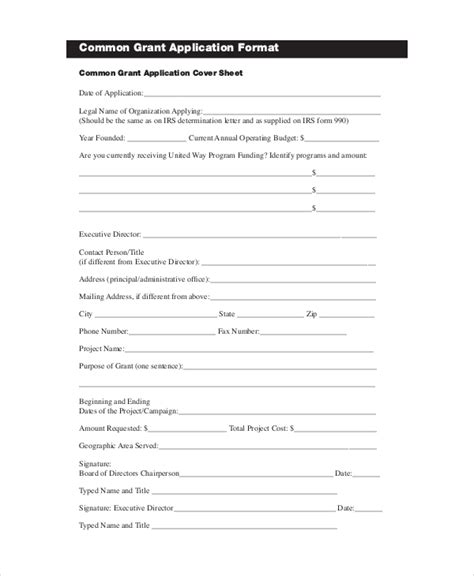 Grant Application 10 Examples Format How To Write Pdf