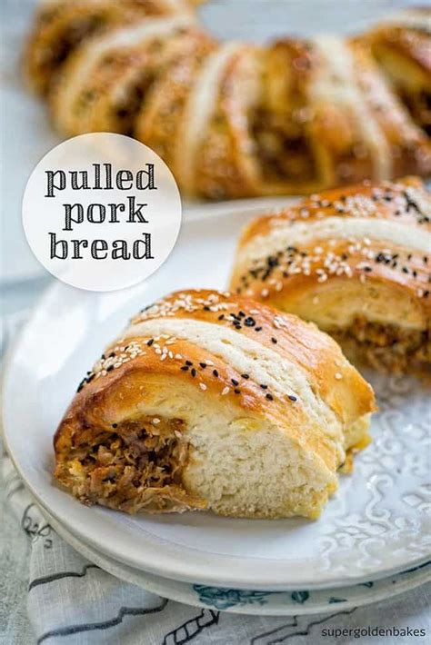 savoury loaf with pulled pork supergolden bakes