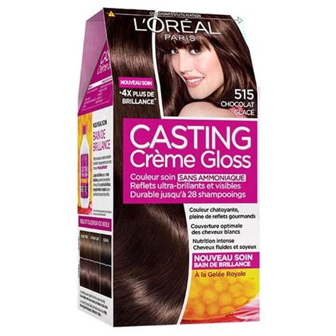 Tintura creme casting creme gloss l'oréal chocolate glacê 415 kit. CASTING Creme Chocolat Glace Coloration - Ton Sur Ton ...