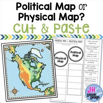 Political Map Vs Physical Map Maping Resources Images