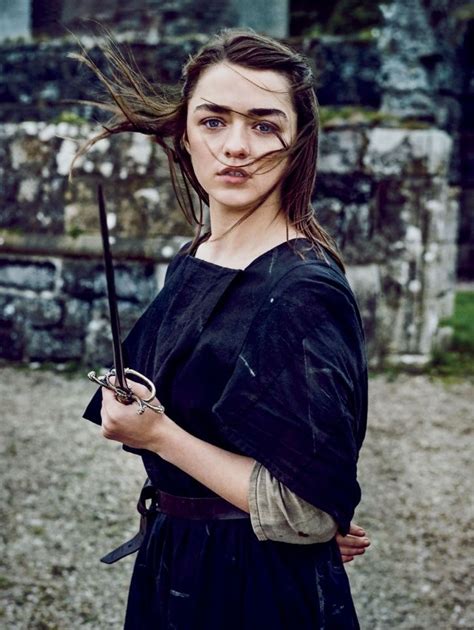 Maisie Williamsbefore The Finale Maisie Williams Re Watched Game Of