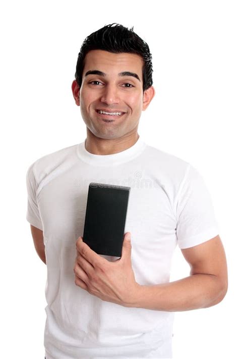 Man Holding Box Product Or T Stock Image Image Of Consumer
