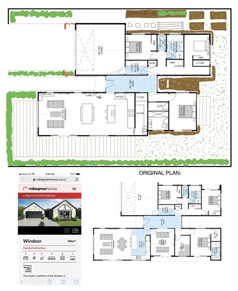Der gleiche grundriss, einmal mit drehtüren, einmal mit schiebetüren. Pin auf casas