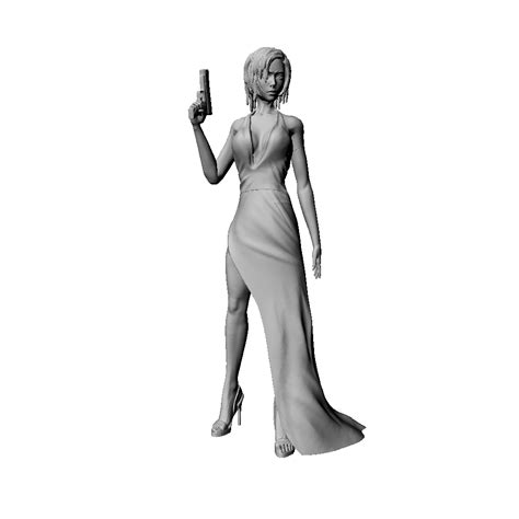 Archivo Obj Aya Brea Parasite Eve Fan Art・modelo Para Descargar Y