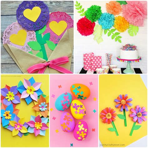 Flower Art And Craft For Kindergarten Best Flower Site