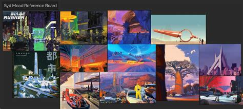 Taylor Zucker 2d Syd Mead Reference Board