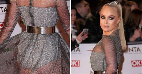 Booty Baring Is The New Cleavage Jorgie Porter Looks Fierce In Sheer