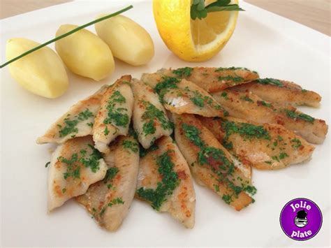 Jolie Plate Filets de perche meunière et pommes à langlaise