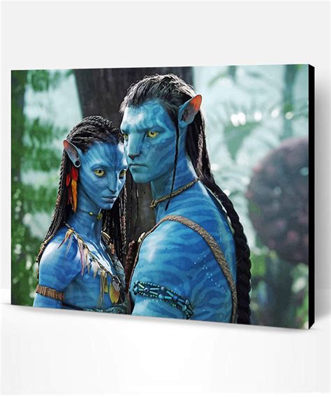 Jake Sully And Neytiri Avatar New Paint By Numbers Paint By Numbers Pro