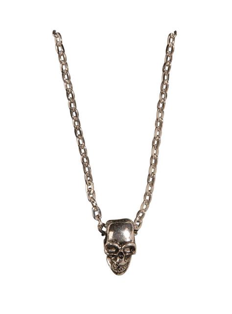 Gold Skull Chain Necklace Express Delivery Funidelia
