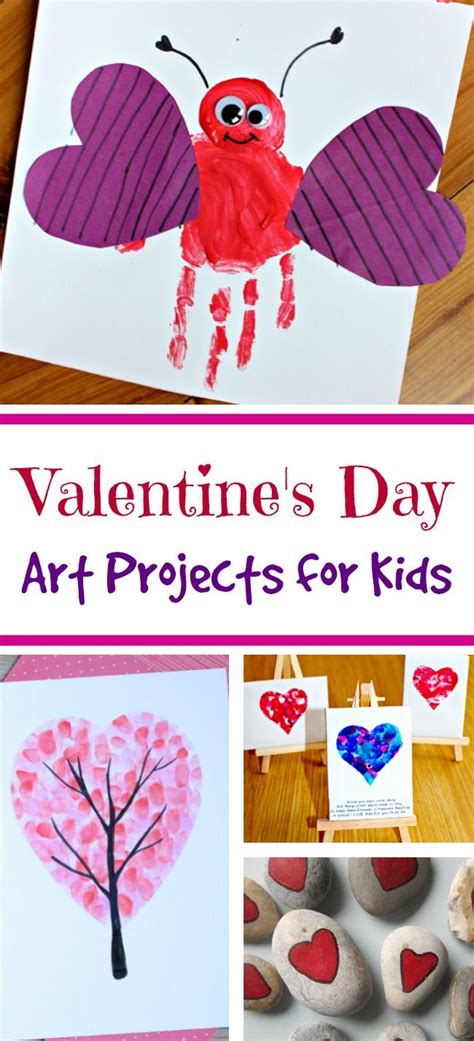 Kindergarten art projects are always a blast. Valentine's Day Art Projects for Kids - easy crafts that ...