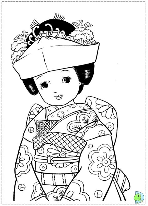 japanese girl coloring pages at getdrawings free download