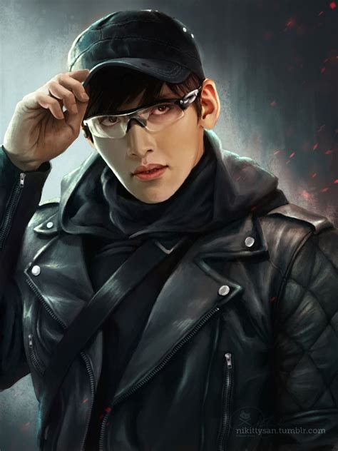 Ji chang wook is awesomely badass and cool as he scales walls and leaps off tall buildings. Fantastic FanArt ~ Wookie ️ J | Ji chang wook healer, Ji ...