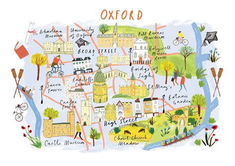 Oxford Map Etsy