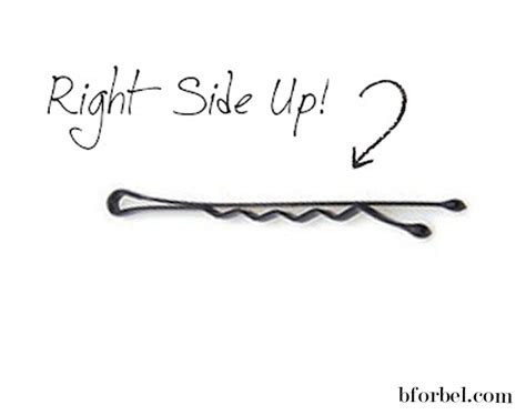 Trends And Sense The Correct Way To Use A Bobby Pin