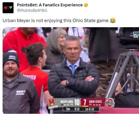 Angry Urban Meyer Becomes A Meme During Ohio State Maryland Brobible