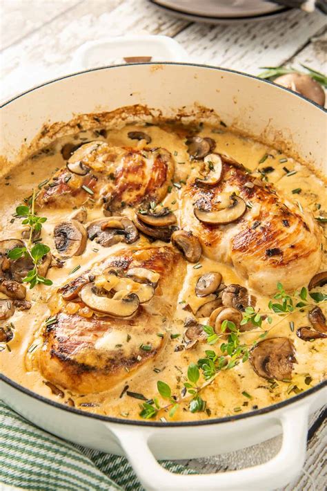 Creamy Mushroom Chicken - Easy Chicken Recipes