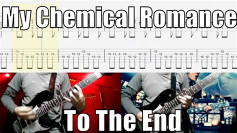 My Chemical Romance To The End Guitar Lesson With Tab Youtube