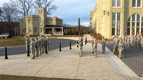 Virginia Military Institute Cadets Rehearse For Inauguration Parade