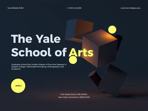 The Yale School Of Arts By Azat Ernis On Dribbble