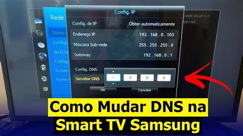 Como Mudar O Dns Da Smart Tv Samsung Rápido E Fácil Youtube