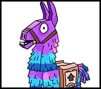 Llama video sur fortnite fortnite drawing. How to Draw Cartoon Llamas & Realistic Llamas : Drawing ...