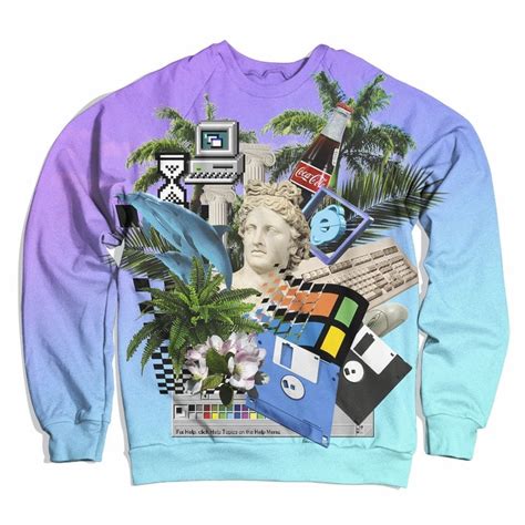 See more ideas about vaporwave, neon aesthetic, vaporwave aesthetic. Vaporwave Sweater - SoScribbly | Vaporwave fashion ...