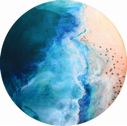Resin Ocean Marie Antuanelle Paintings Epoxy Oceans