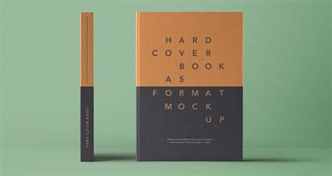 Download Free A5 Hardcover Book Mockup on Behance