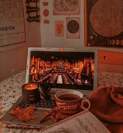🍂🍁🎃 Autumn Cozy Harry Potter Wall Cozy Aesthetic