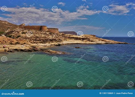Beach Of The Playazo De Rodalquilar Nijar Almeria Andalusia Spain Stock Image Image Of Spain