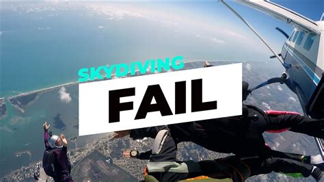 Skydiving Fail This Never Should Have Happened Youtube