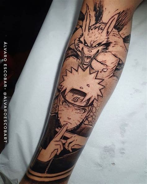 Tattoos Geek On Instagram Naruto X Kurama Tatuagem Incrível Feita