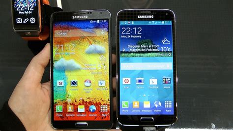 Samsung Galaxy S5 Vs Galaxy Note 3 Youtube