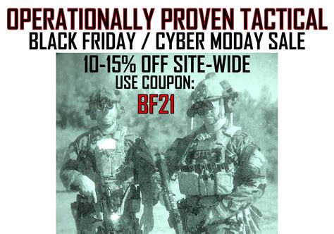 O P Tactical Black Friday Sale Soldier Systems Daily