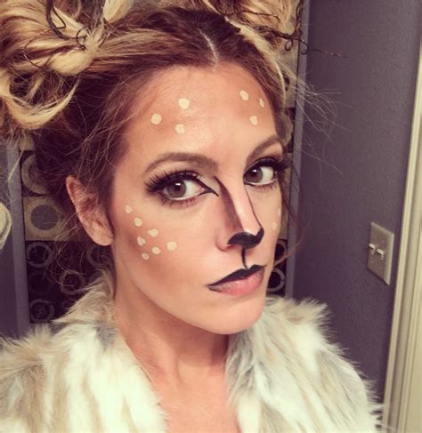 Pretty Deer Makeup Diy Deer Costume And Makeup Halloween Makeup