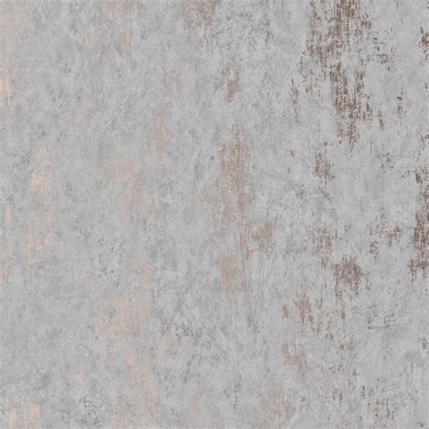 Distressed Texture Wallpaper Grey And Rose Gold Wallpaper Bandm