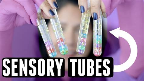 Sensory Bottles In A Tube Sensory Therapy Activities Youtube