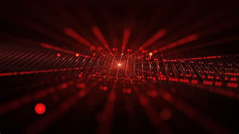 Red Fractal Lines Nested Glare Abstract Hd Wallpaper Peakpx