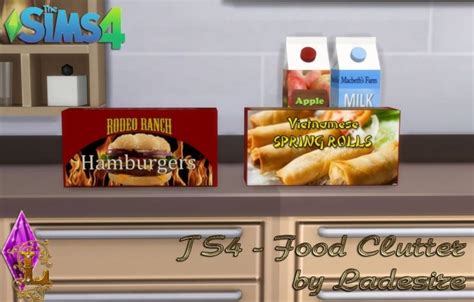 Food Clutter At Ladesire Sims 4 Updates