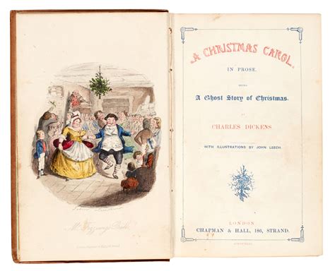Dickens A Christmas Carol 1843 First Edition English Literature History Science