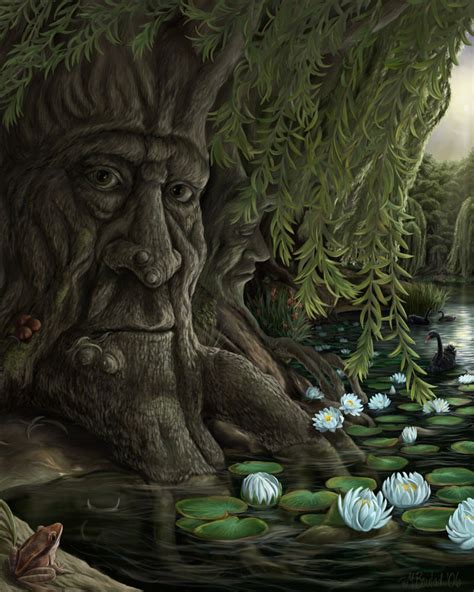 Old Man Willow By Mboulad On Deviantart Fantasy World Fantasy Art