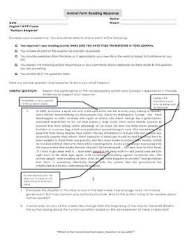 Figurative Language In Harrison Bergeron Worksheet Answer Key