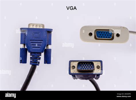 Vga Cable Male And Female Connector Blue Vga Monitor Connector